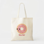 Donut Bite Me! Tote Bag (Voorkant)