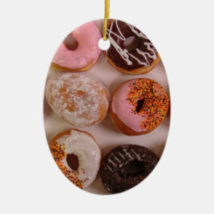 Donut Box. Keramisch Ornament