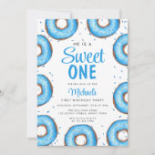 Donut Boy's eerste verjaardagsfeestje Kaart (Voorkant)