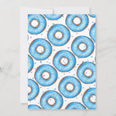 Donut Boy's eerste verjaardagsfeestje Kaart (Achterkant)