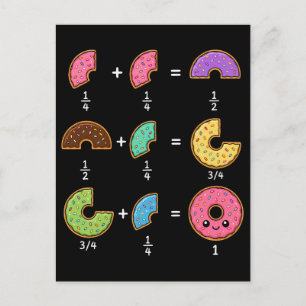 Donut Breuken Leerzaam Wiskunde Humor Briefkaart