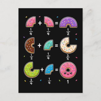 Donut Breuken Leerzaam Wiskunde Humor Briefkaart