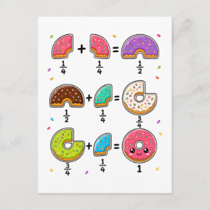 Donut Breuken Leerzaam Wiskunde Humor Briefkaart