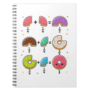 Donut Breuken Leerzaam Wiskunde Humor Notitieboek