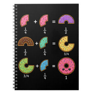 Donut Breuken Leerzaam Wiskunde Humor Notitieboek