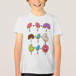 Donut Breuken Leerzaam Wiskunde Humor Tri-Blend Shirt