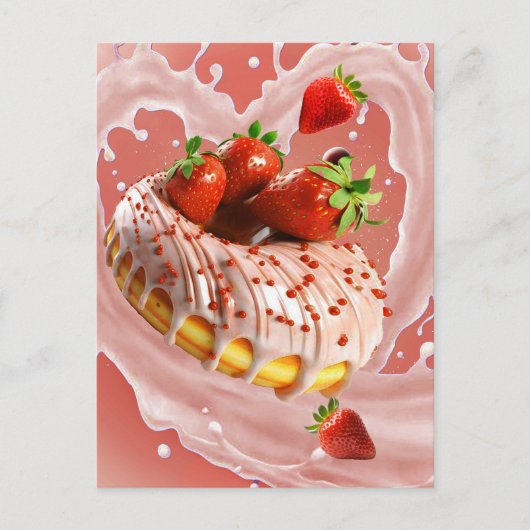 donut briefkaart (Voorkant)