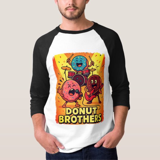 Donut Brothers Rock Band T-shirt (Voorkant)
