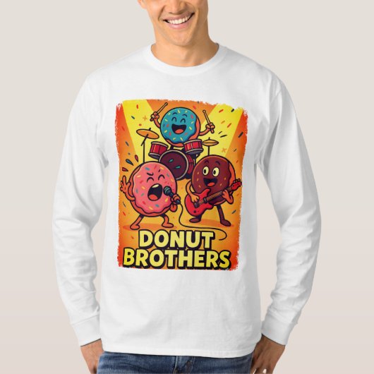 Donut Brothers Rock Band T-shirt (Voorkant)