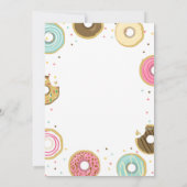 Donut bruids douche uitnodiging geest als ik dat d (Achterkant)