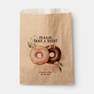 Donut Bruiloft Bedankzakje