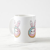 Donut Bunny mug Koffiemok (Voorkant links)