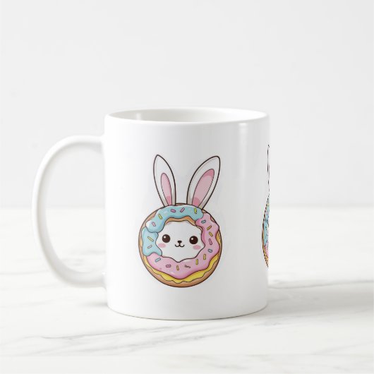 Donut Bunny mug Koffiemok (Links)