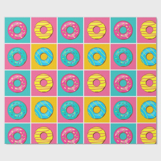 Donut Cadeaupapier (Vlak)