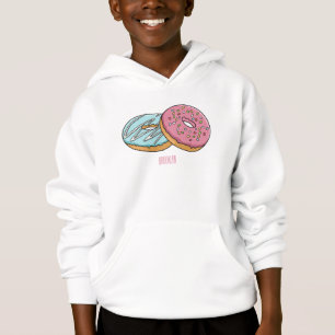 Donut cartoon illustratie
