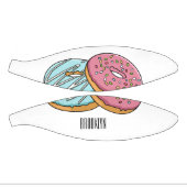Donut cartoon illustratie basketbal (Panelen)