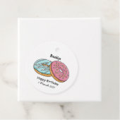 Donut cartoon illustratie bedankjes labels (In situ)