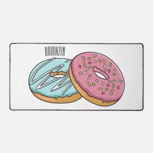 Donut cartoon illustratie bureaumat