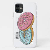 Donut cartoon illustratie Case-Mate iPhone case (Achterkant)