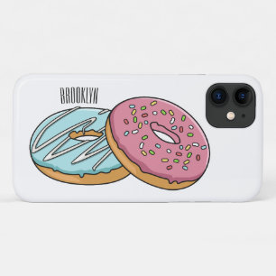 Donut cartoon illustratie Case-Mate iPhone case
