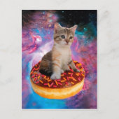 Donut Cat - Donut lover Briefkaart (Voorkant)