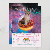 Donut Cat - Donut lover Kaart (Voorkant / Achterkant)