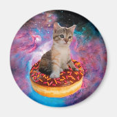 Donut Cat - Donut lover Magneet (Voorkant)