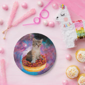 Donut Cat - Donut lover Papieren Bordje (Feest)