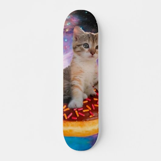 Donut Cat - Donut lover Persoonlijk Skateboard (Voorkant)