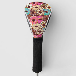 Donut, chocolade donut & chocolade om op te snappe golfheadcover