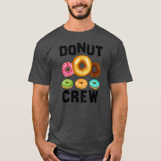 Donut Crew Design for Men Kinder Funny Donut T-shirt