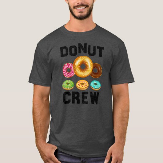 Donut Crew Design for Men Kinder Funny Donut T-shirt (Voorkant)