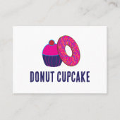 Donut Cupcake Bakery Visitekaartje (Voorkant)