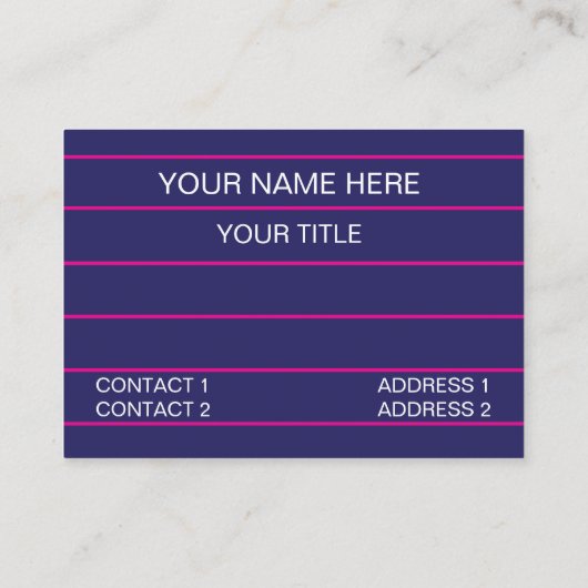 Donut Cupcake Bakery Visitekaartje (Achterkant)