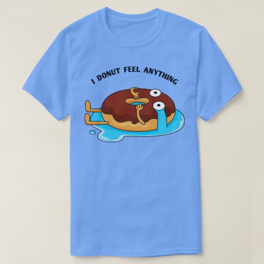 Donut Cute Food Pun T-shirt (Design voorkant)