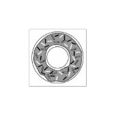 Donut Cute Kind Doughnut Rubberstempel (Afrduk)