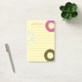 Donut Cute Kind Doughnuts Post-it® Notes (Kantoor)