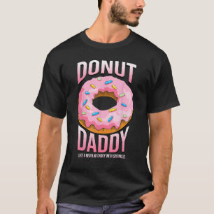 Donut Daddy Shirt voor Dad's Funny Sprinkles Food