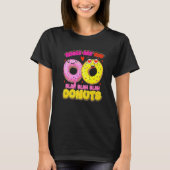 Donut Day Roses Are Red Blah Blah Blah Donuts T-shirt (Voorkant)