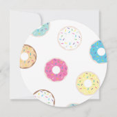 Donut de uitnodiging van de Eerste1e verjaardag (Achterkant)