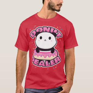 Donut Dealer Panda T-shirt