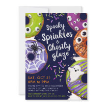 Donut Decorating Halloween Party