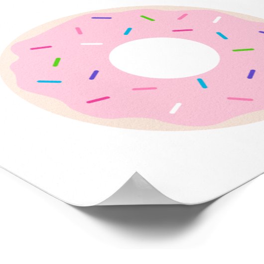 Donut Decoration Party/Sign Decoration Poster (Hoek)