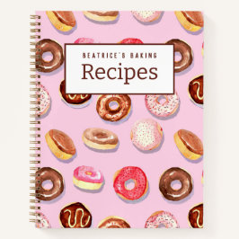 Donut Delight Receptenboek Notitieboek