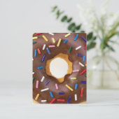 donut design briefkaart (Staand voorkant)