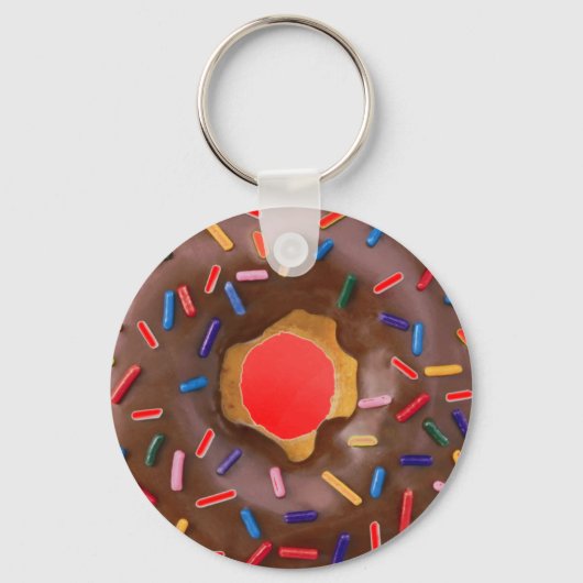 donut design sleutelhanger (Voorkant)