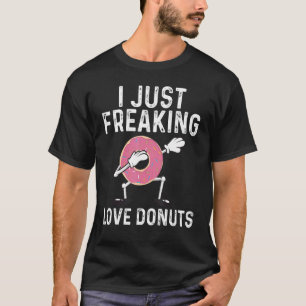Donut-Design voor vrouwen: Doughnut-gebit-spinkt T-shirt