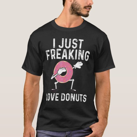 Donut-Design voor vrouwen: Doughnut-gebit-spinkt T-shirt (Voorkant)