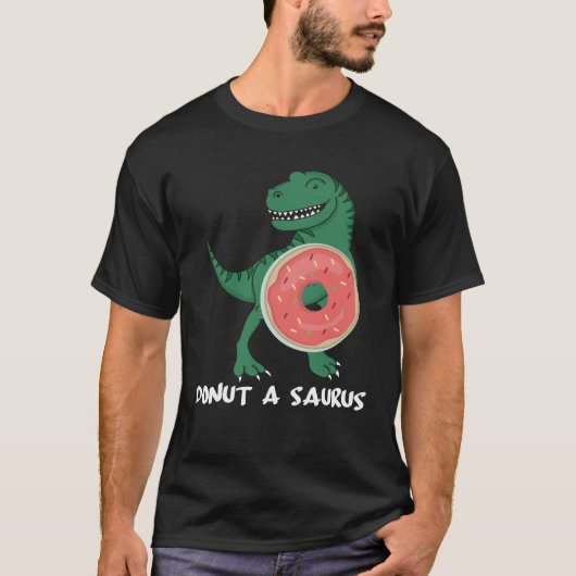 Donut Dinosaur Foodie Dino Lover T-shirt (Voorkant)