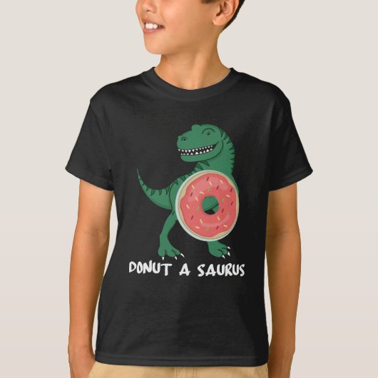 Donut Dinosaur Foodie Dino Lover T-shirt (Voorkant)